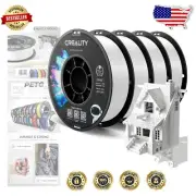 High Precision 3D Printer Filament 1.75mm CR PETG - 4KG White for Quality Prints