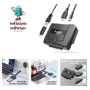USB 3.0 to IDE SATA Converter - External IDE Hard Drive Reader for Universal ...