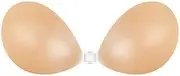 [EUROXANTY] Self-Adhesive Bra Invisible Silicone Bra Strapless Bra Push Up Effect Underwear Bra Cup A to D Cup A