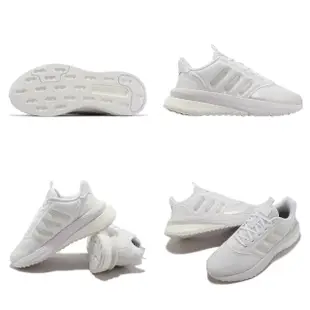 【adidas 愛迪達】慢跑鞋 X_Plrphase 女鞋 白 全白 緩震 路跑 運動鞋 環保材質 愛迪達(IG4780)