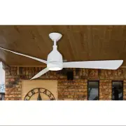 Minka Co. Lake Shore 52in White w/Flat White Blades Integrated LED Ceiling Fan
