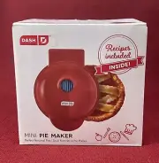 New Boxed Dash Mini Pie Maker Recipes Included Personal Size Pie Non Stick