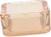 Anneome Modern and Decorative Ashtray Sturdy Glass Material Compact for Rv Home Office and Patio Accessory