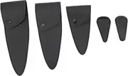 KALLORY 5Pcs Scissor Tip Protectors Durable Sewing Scissors Covers with Fine Stitching for Safe Storage and Easy Access for Crafting Embroidery and Daily Use