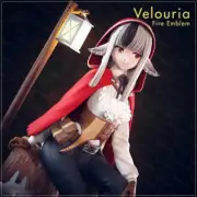 1/4 35cm Velouria 3D print figure Model Kit Unpainted Unassembled GK