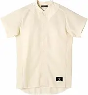 [DESCENTE] STD51TB Full Open Shirt (Standing Collar) S Ivory