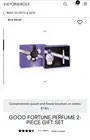 VIKTOR & ROLF GOOD FORTUNE PERFUME 2-PIECE GIFT SET RRP $215