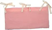 BESTonZON Stroller Bags Stroller Storage Bag Stroller Bag Stroller Hanging Bag Storage Portable Stroller Bag Portable Cot Decor Organizer Bag Pink Cotton