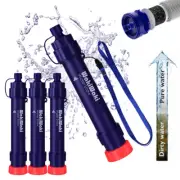Water Filter Straw Reusable Camping Water Purification Portable Water Filter 4Pk