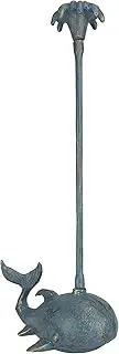 Design Toscano Whale of a Tale Sculptural Iron Paper Towel Holder, Full Color