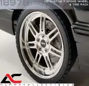 GMP 18978 1:18 SET OF 4 FORD SVT 7-SPOKE WHEELS & TIRE