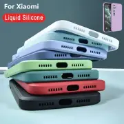 For Xiaomi Redmi Note 12/11/10/9/8/7 K40/K30/K20 Liquid Silicone Soft Case Cover