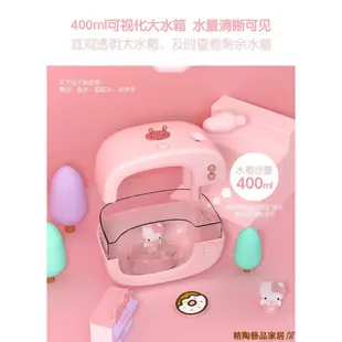 【小咪百貨】UwY0 Hello Kitty加濕器桌面迷妳補水儀USB充電可愛帶小夜燈水氧機 TN18