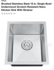 Stainless Steel Single Bowl Undermount Scratch-Resistant Nano Kitchen Sink-NEW