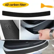 90cm Carbon Fiber Car Sticker Boot Sill Scuff Anti Scratch Protection Tape 35in (for: Porsche)