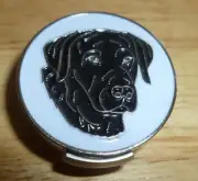 Black Labrador Retriever ~ Golf Ball Marker 1" & Hat Clip