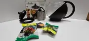Primula Half Moon Teapot Blooming and Loose Leaf Tea with Removable Infuser,