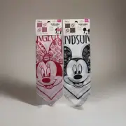 Daiso Disney Bandanna Minnie Mouse Hello Gorgeous - Mickey Mouse Hello Handsome