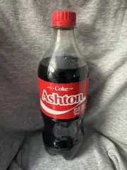 Share A Coke with Ashton 2025 Personalized Gift Coca Cola Bottle 20oz