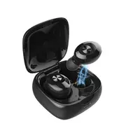 Tws In-Ear Dual Access 5.0 Bluetooth Headphone Mini Dual Ear Sports Charging Bay Black