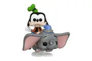 Disney World 50th Anniv Goofy At Dumbo Ride Pop Ride Action Figure Display 15cm