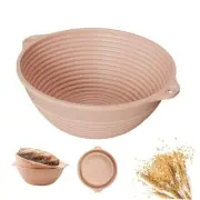 Silicone Banneton Basket,9-10 inch Silicone Bread Proofing Basket,2 Round Pink