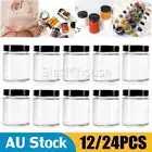 12/24X Glass Jars with Lid Food Storage Mini Jam Bottles Container Jar 150ML OZ