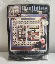 1994 Dimensions Quilties "Sewing Room" Mini Quilt Kit 72158 Hobbies Quilting New