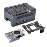 Aluminum Case for Raspberry Pi 5, with Pi 5 Official Active Cooler, N05 M.2