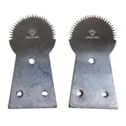 Coconut Grater Blade Thai Kitchen Tool Scraper Shredder Hand Steel Stainless X2