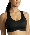 NWT Brooks Crossback 2.0 Sports Bra Sz 34DDE Black Running Molded Cups Stretch