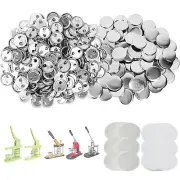 Mostme 300 Sets 1 inch Button Maker Supplies, 25mm Button Supplies Button Par