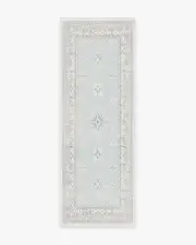 75' x 215' | Machine Washable Runner Rug | Kid & Pet Friendly | Indoor Rug | Verena Soft Blue Rug | Ruggable