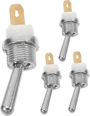 SEWOART 4pcs Safety Kill Stop Switch for Gasoline Logging Saw Metal Toggle Switch Shutdown Feature Engine Kill Toggle Switch Electrical Panel Mount Switch for Universal Chainsaws