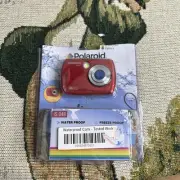 (NEW) Polaroid IS048 16MP Waterproof Digital Camera - Red