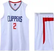 No.2 L-eonard Jersey | Kids Basketball Training Jersey Sets Fan Jersey Sets | Best Kids Birthday Gifts (for Different Sets, Please See Color Name Column)