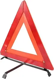 Mikinona Emergency Triangles Safety Reflective Warning Triangle Car Use Compact Design Easy to Store