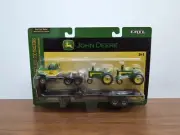 1/64 Ertl John Deere Mack Truck w/ Trailer With 630 / 730 Tractors