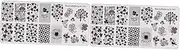 minkissy 2pcs Create Unique Nail Designs Reusable Manicure Stencils Nail Art Stamps Set for Patrick's Day