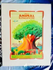 2023 Disney Parks Animal Kingdom Tree Of Life Eric Tan 18x14” Print