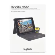 Logitech Rugged Folio Ultra-protective Keyboard Case with Smart Connector for iPad (920-009458)