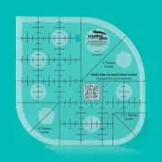 Creative Grids Multi-Sized Curved Corner Cutter Quilt Ruler