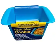 Rapid Mac Cooker Macaroni and Cheese Maker Fast Easy Bowl Dish Dishwasher Safe
