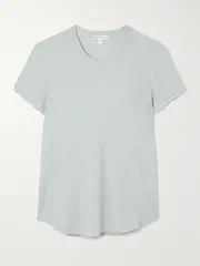 [James Perse] James Perse - Slub Cotton-jersey T-shirt - Gray - 4 4 Gray