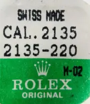 ROLEX FACTORY NEW SEALED SETTING LEVER 2135 220
