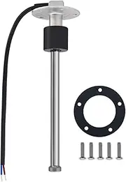 225MM Fuel Sending Unit Boat Fuel Gas Tank Sender Stainless Steel Marine Water Level Gauge Sensor 5 Hole fit Fuel &Water Gauge 240-33 ohm