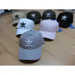 「RUSH KINGDOM」現貨 ADIDAS ORIGINAL 黑/灰/粉/酒紅 帽 棒球 禮物 愛迪達 老帽