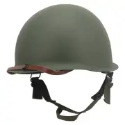 US WW2 M1 Double Helmet w/ Chin Strap Army Military Reproduction WWII 2024 NEW