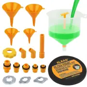 ELEAD 19 PCS No-Spill Coolant Funnel Kit Radiator Funnel burping kit funnels ...