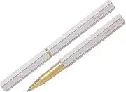 YSTUDIO Classic Revolve Rollerball Pen, Luxury Grade Craftsmanship Pen, personalized pens, rollerball pens Exquisite Men's And Women's Gift Pen Set-white